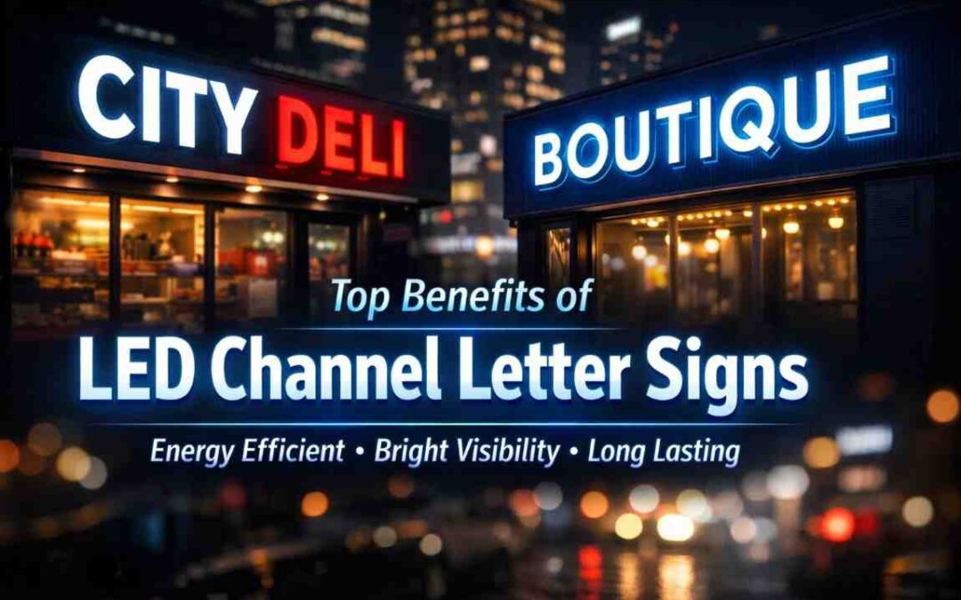LED Channel Letter Benefits: Why NYC Businesses Choose Illuminated Signage