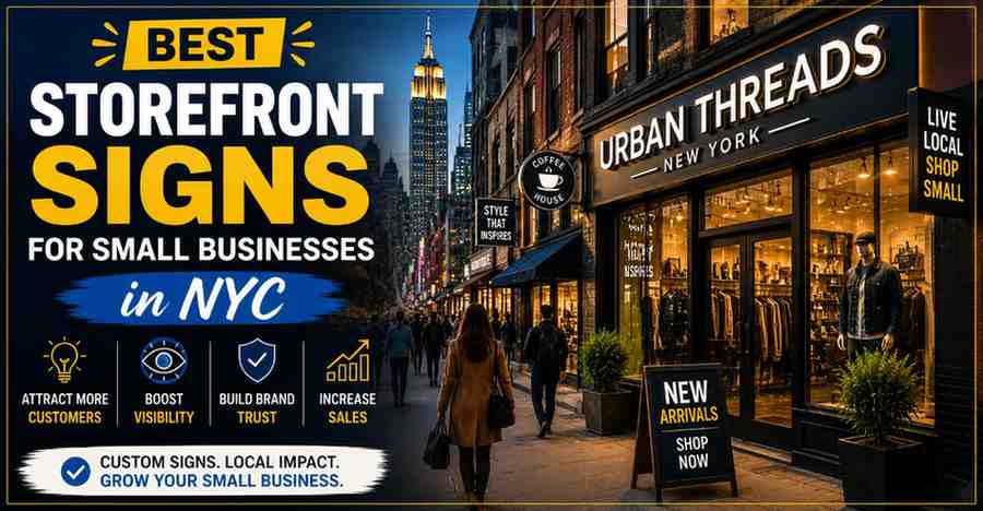 Best Storefront Signs for Small Businesses in NYC