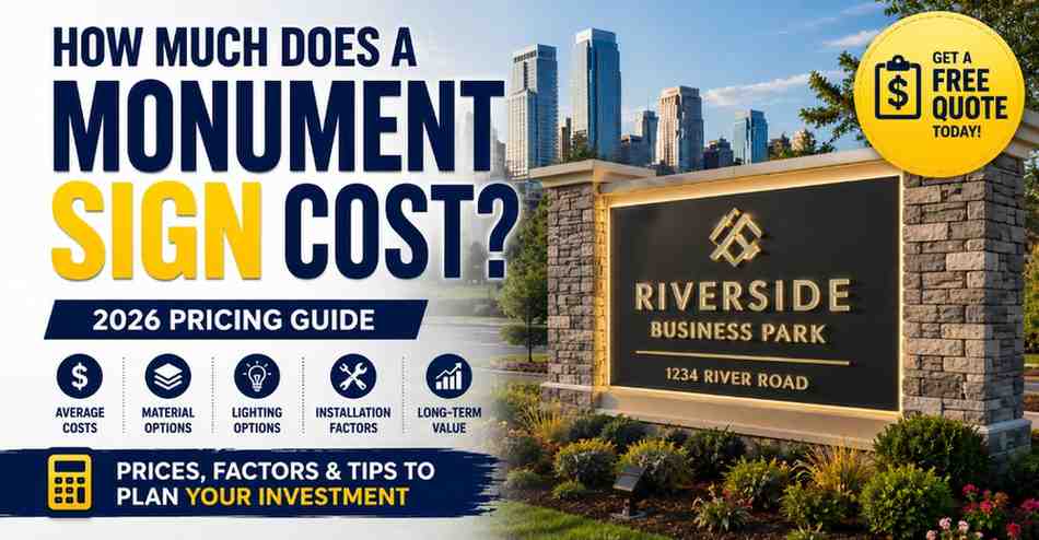 How Much Does a Monument Sign Cost?