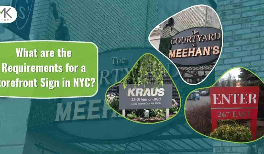 What Are the Requirements for a Storefront Sign in NYC?