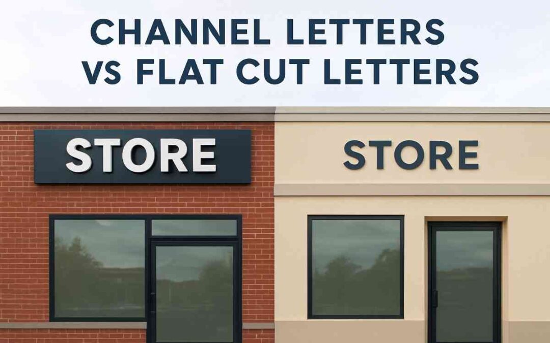 Channel Letters vs Flat Cut Letters: Which Makes a Bigger Impact for Your NYC Storefront?