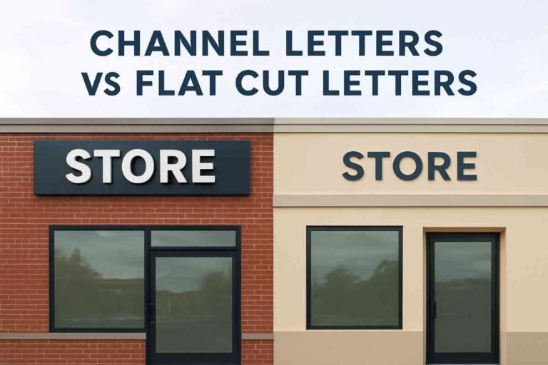 Channel Letters vs Flat Cut Letters: Which Makes a Bigger Impact for Your NYC Storefront?