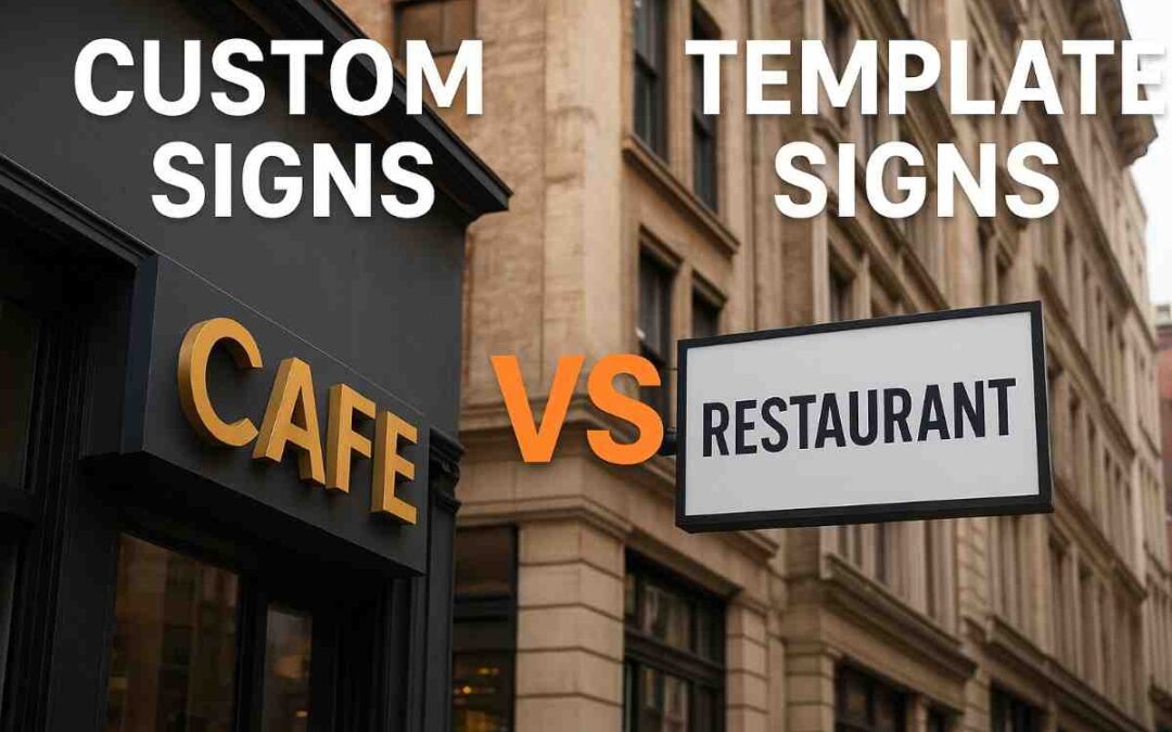 Custom Signs vs. Template Signs: Why NYC Brands Choose Custom