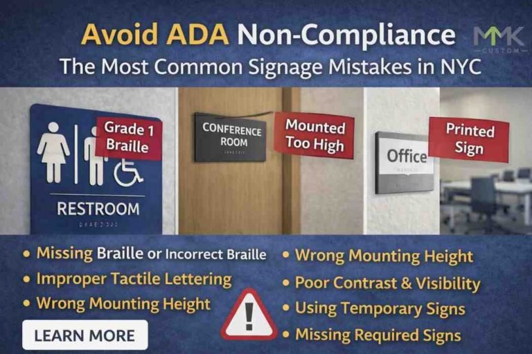 Avoid ADA Non-Compliance: The Most Common Signage Mistakes in NYC