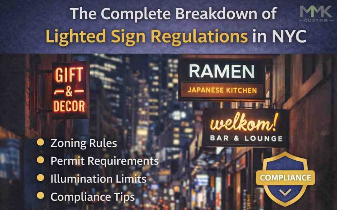 NYC Lighted Sign Regulations: Complete Guide for Businesses (2026)