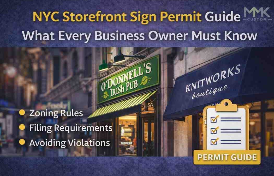 NYC Sign Permit Guide 2026: Costs, Rules & How to Avoid Fines