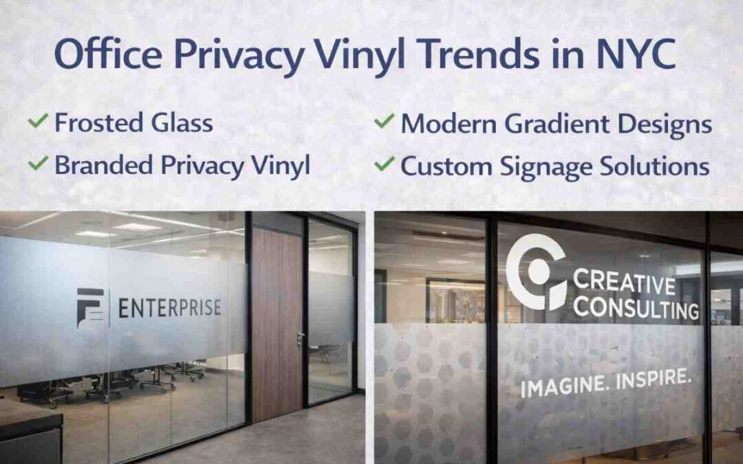 Office Privacy Vinyl Trends in NYC