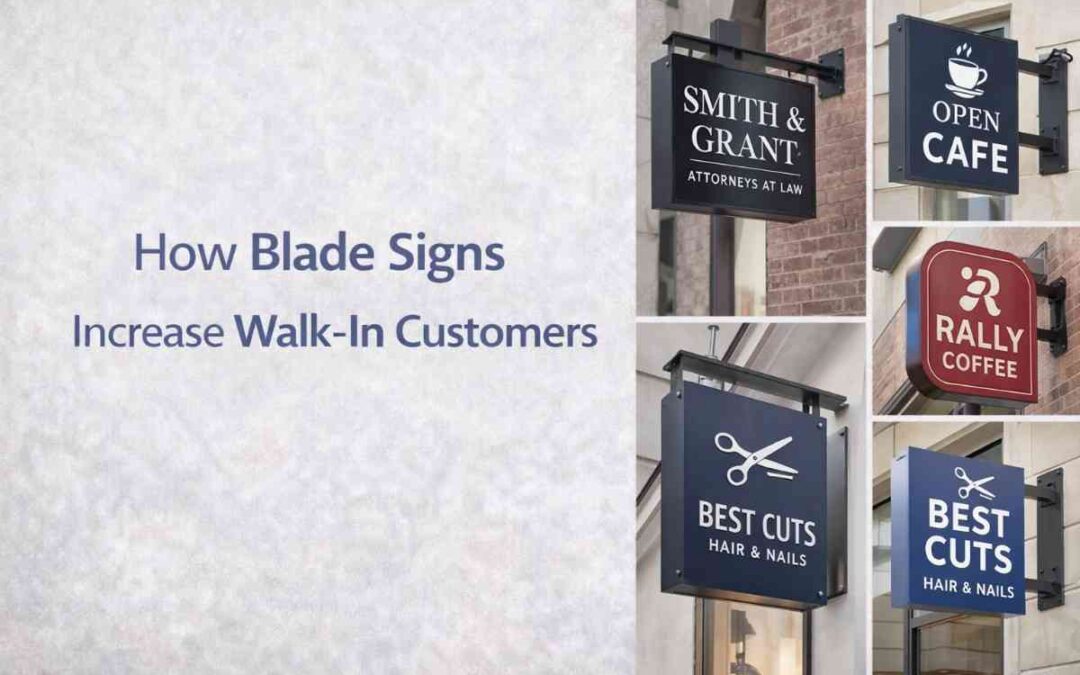 How Blade Signs Increase Walk-In Customers?