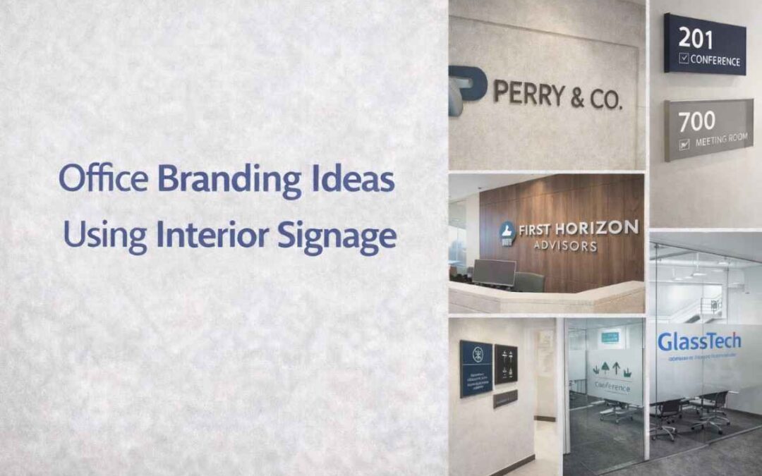 Office Branding Ideas Using Interior Signage