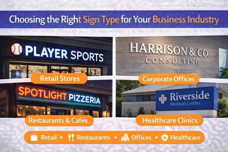 Choosing the Right Sign Type for Your Business Industry