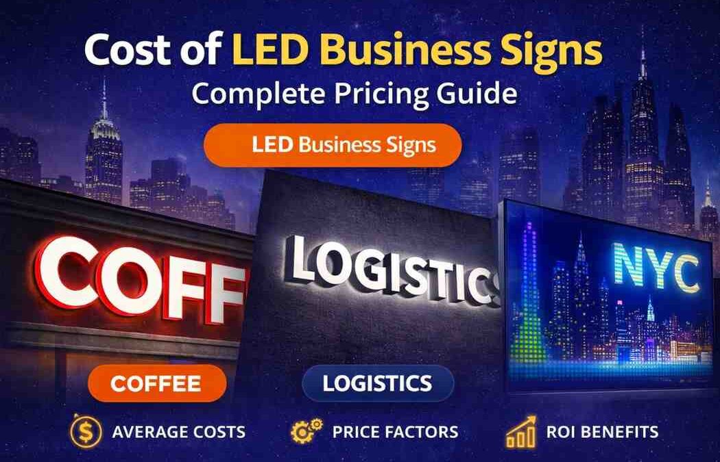 Cost of LED Business Signs: Complete Pricing Guide for NYC Businesses