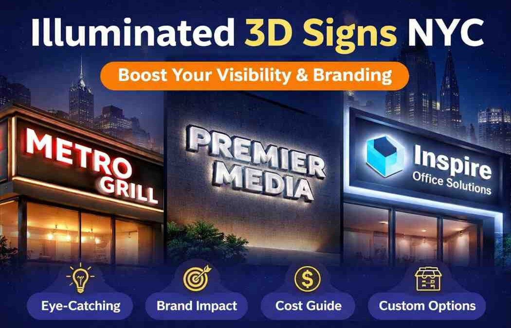 Illuminated 3D Signs: The Ultimate Branding Solution for NYC Businesses