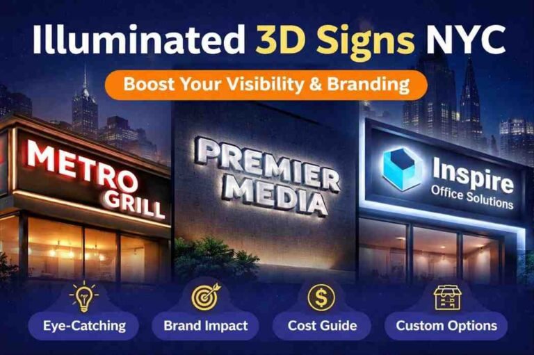 Illuminated 3D Signs: The Ultimate Branding Solution for NYC Businesses
