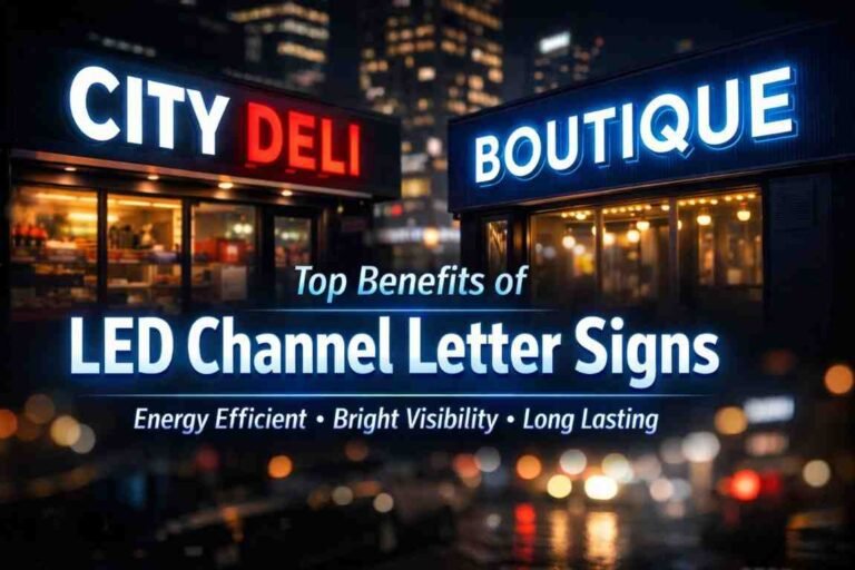 LED Channel Letter Benefits: Why NYC Businesses Choose Illuminated Signage