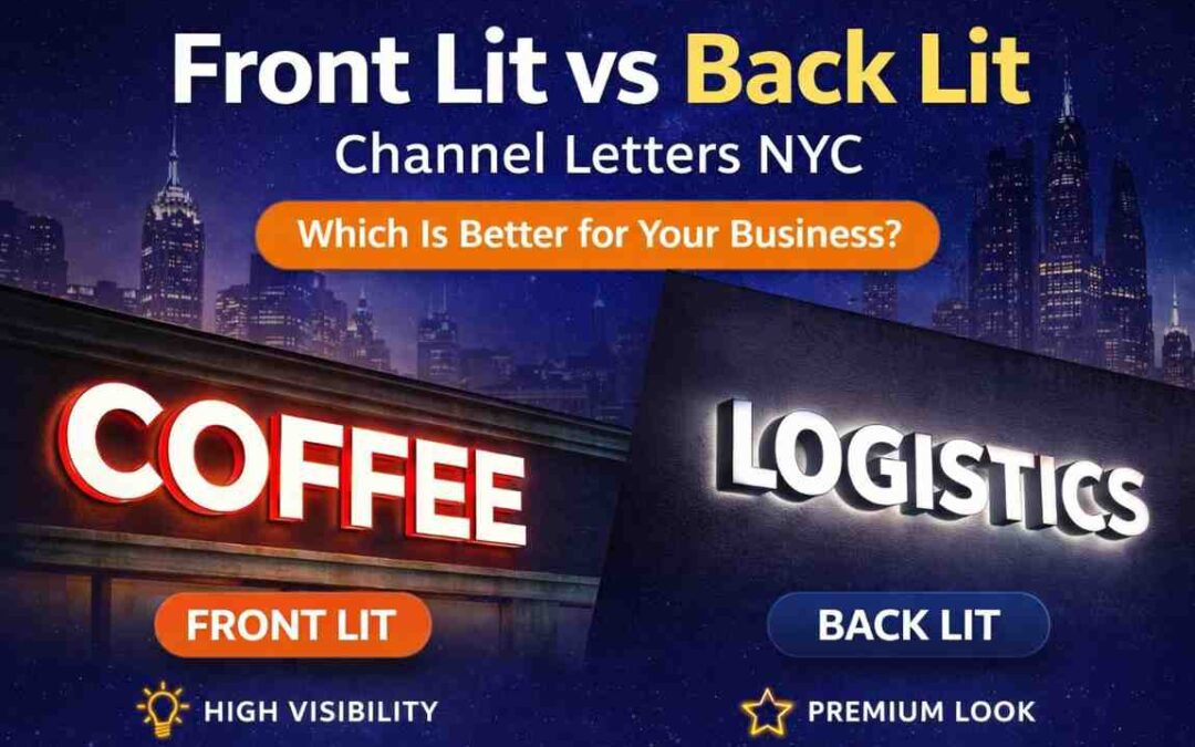 Front Lit vs Back Lit Channel Letters: Which Is Best for Your Business?