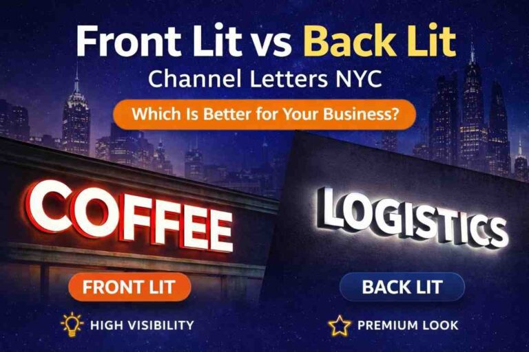 Front Lit vs Back Lit Channel Letters: Which Is Best for Your Business?