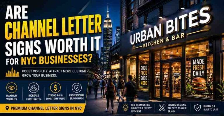 Are Channel Letter Signs Worth It for NYC Businesses?