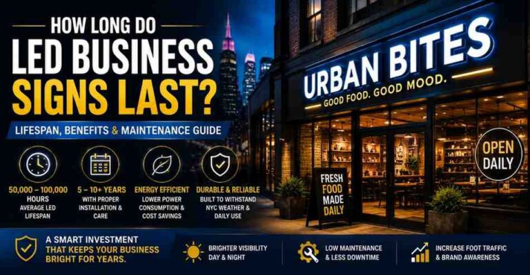 How Long Do LED Business Signs Last?