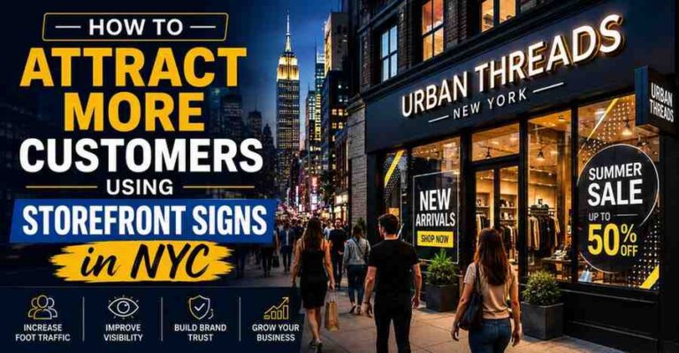 How to Attract More Customers Using Storefront Signs in NYC?