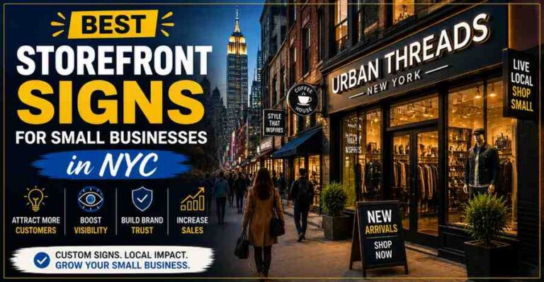 Best Storefront Signs for Small Businesses in NYC