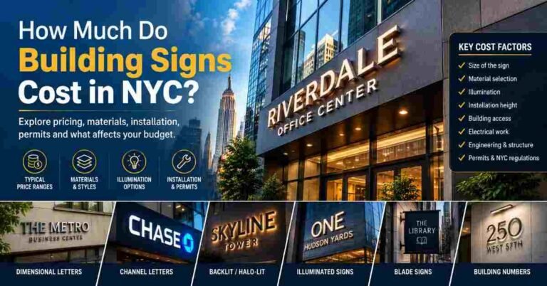 How Much Do Building Signs Cost in NYC?