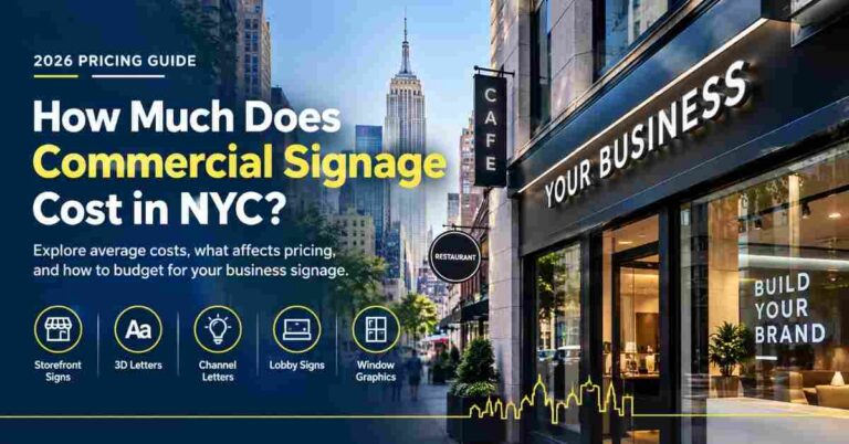 How Much Does Commercial Signage Cost in NYC?
