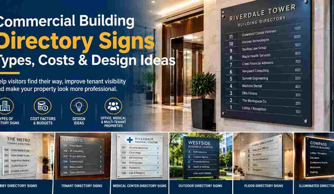 Commercial Building Directory Signs: Types, Costs & Design Ideas